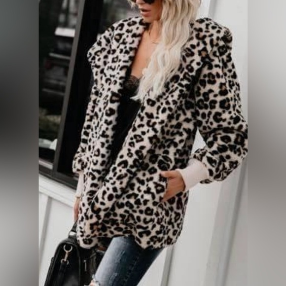 NWT HEM & THREAD NINE LIVES POCKETED LEOPARD 🐆 CARDIGAN, OS, BNWTIB - Picture 2 of 6
